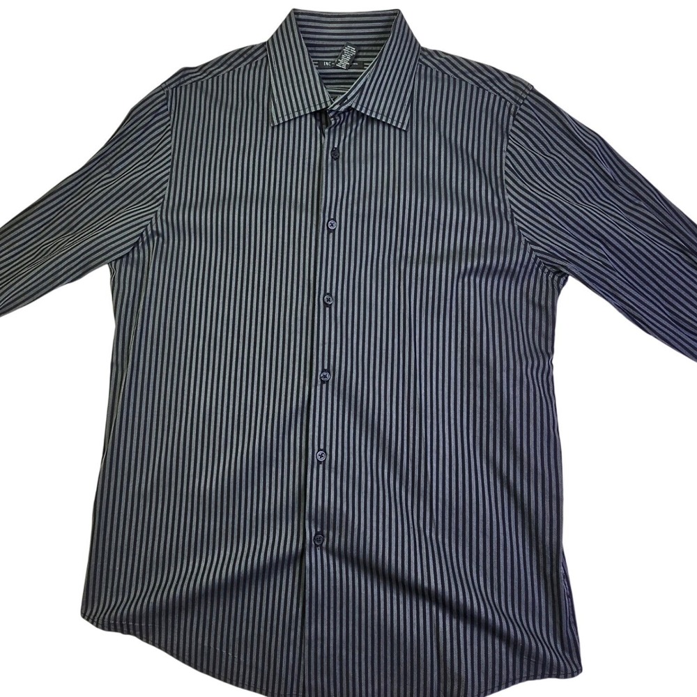 INC International Concepts Men's Striped Long Sleeve‎ Button Down Shirt